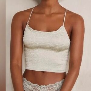 Intimately by Free People "Right On Time" Smocked Cami